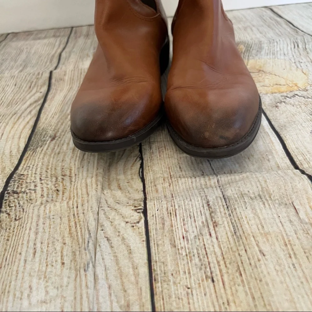Sam Edelman Tobacco Riding Boots with Elastic Size 6.5
